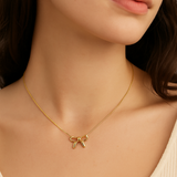 Bow Pendant Necklace