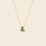 Malachite Butterfly Necklace