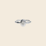 Textured Silver Star Ring