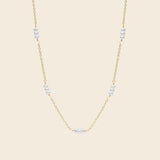Trio-Pearl Smiling Necklace