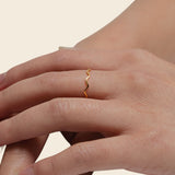 Dainty Wave Ring