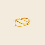 Chunky Criss-Cross Ring