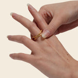Chunky Criss-Cross Ring