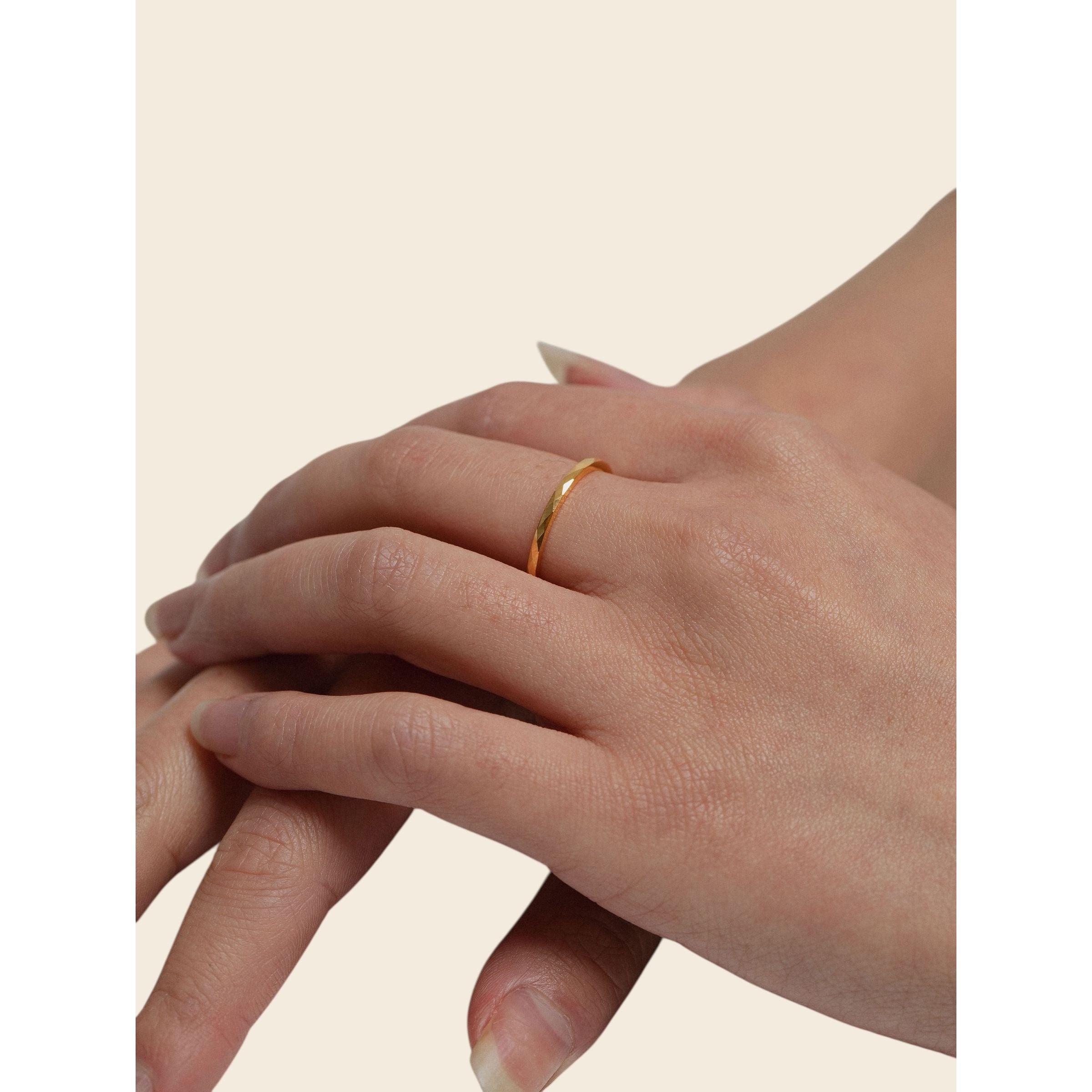 gold-tone Disco Band - alternate view 2