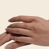 Dainty Dotted Ring