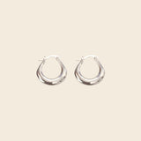 Baggy Silver Hoops