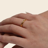 Chain Links Ring