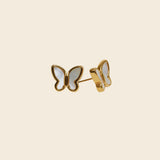 Opal Butterfly Studs