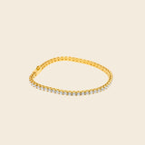Gold Tennis Diamond Bracelet