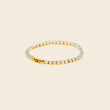 Gold Tennis Diamond Bracelet