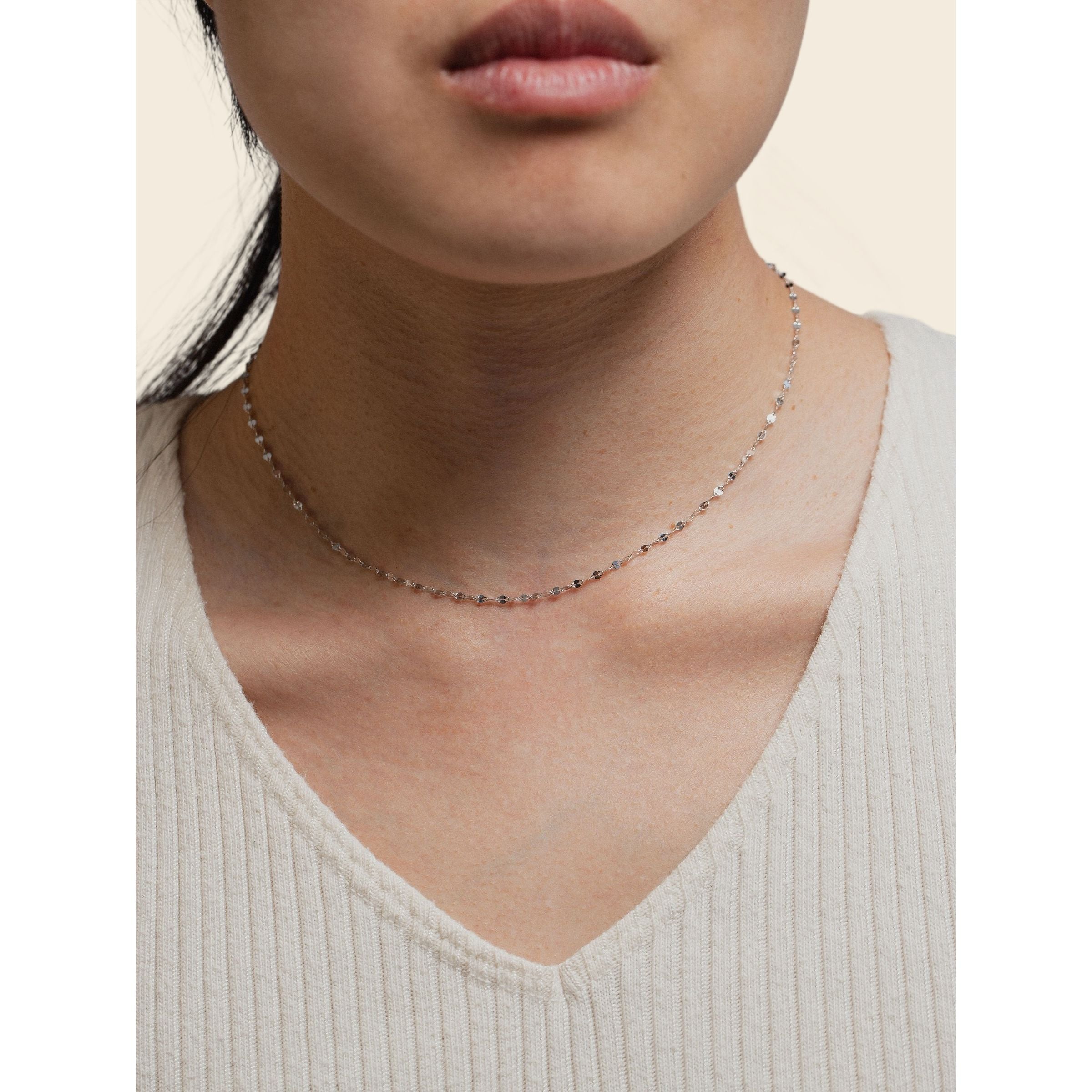 silver-tone Lip Chain - alternate view 2