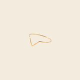 Thin Chevron Ring