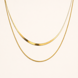 Layered Herringbone & Smooth Chain