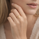 Dainty Dangle Heart Ring