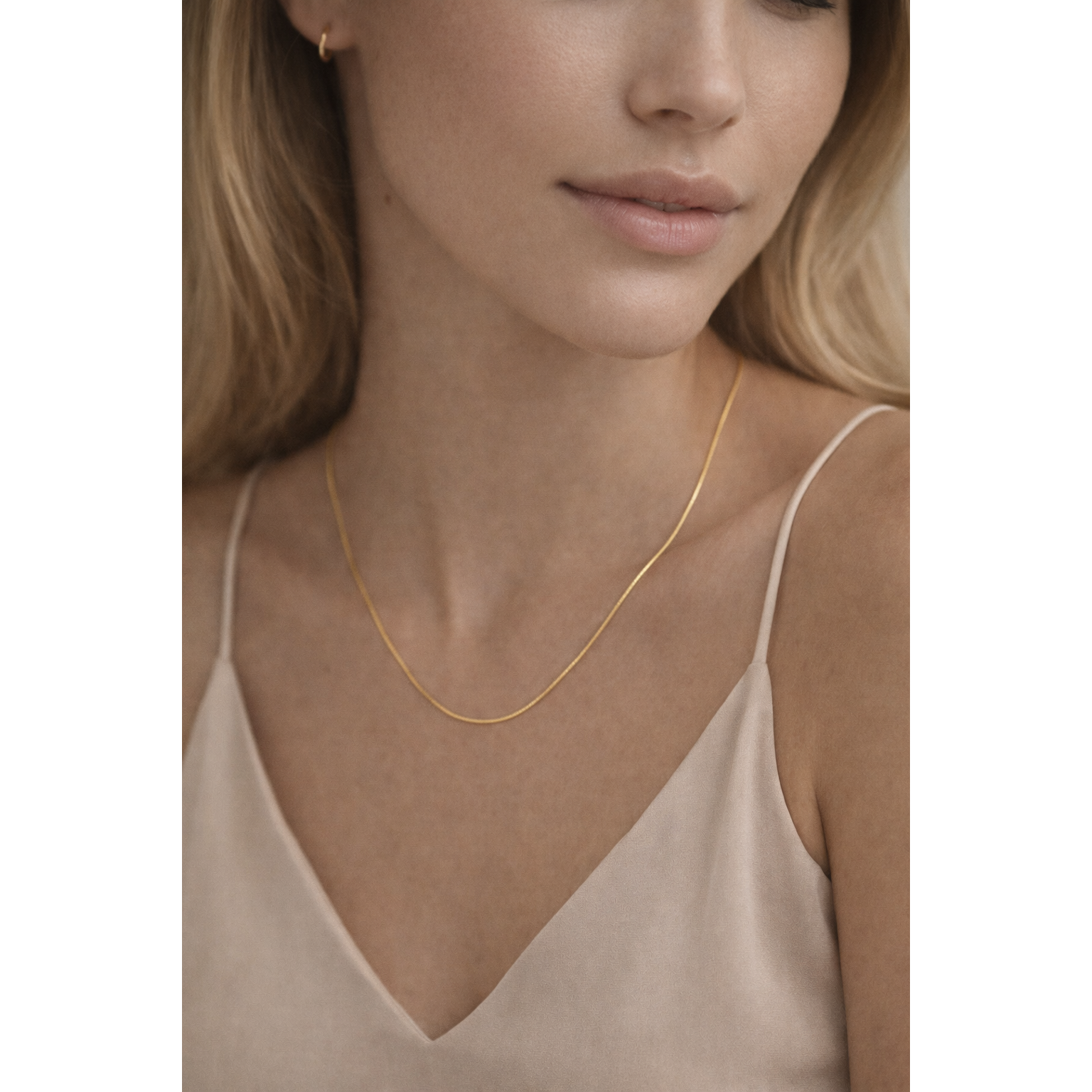gold-tone Dainty Snake Chain - alternate view 2
