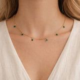 Drops of the Sea Beaded Necklace