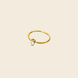 Teardrop Diamond Ring