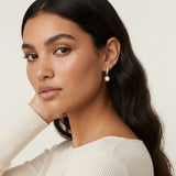 Bejeweled Pearl Drop Studs