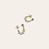 Wrapped Pearl Studs