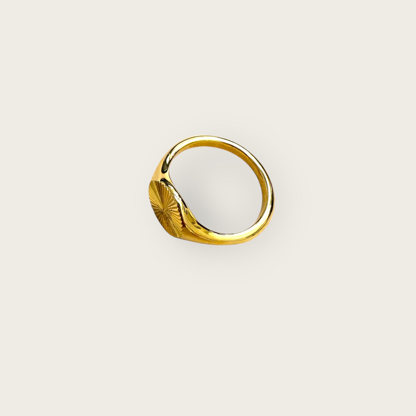 Sunburst Signet Ring