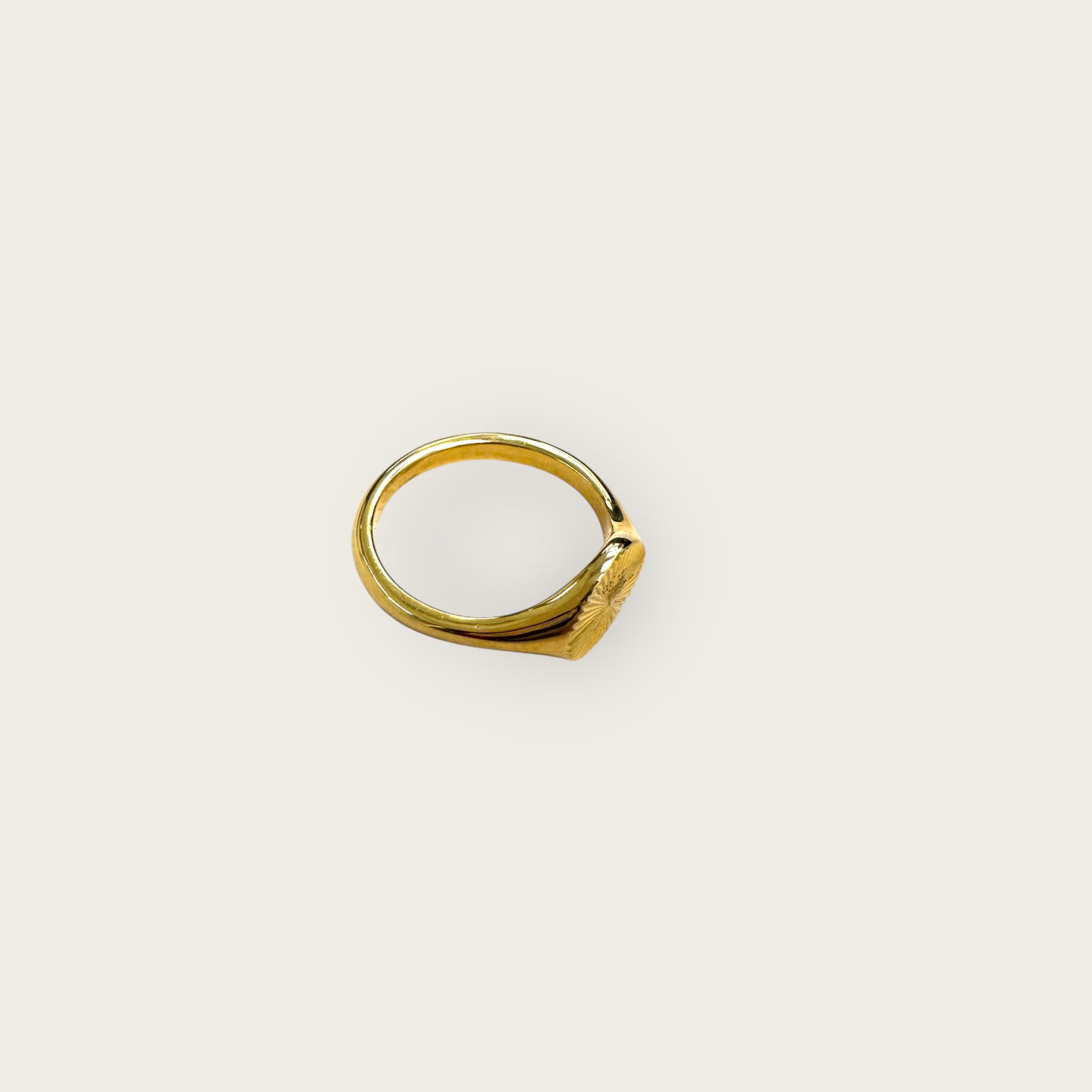 Sunburst Signet Ring