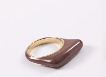 Modern Brown Ring