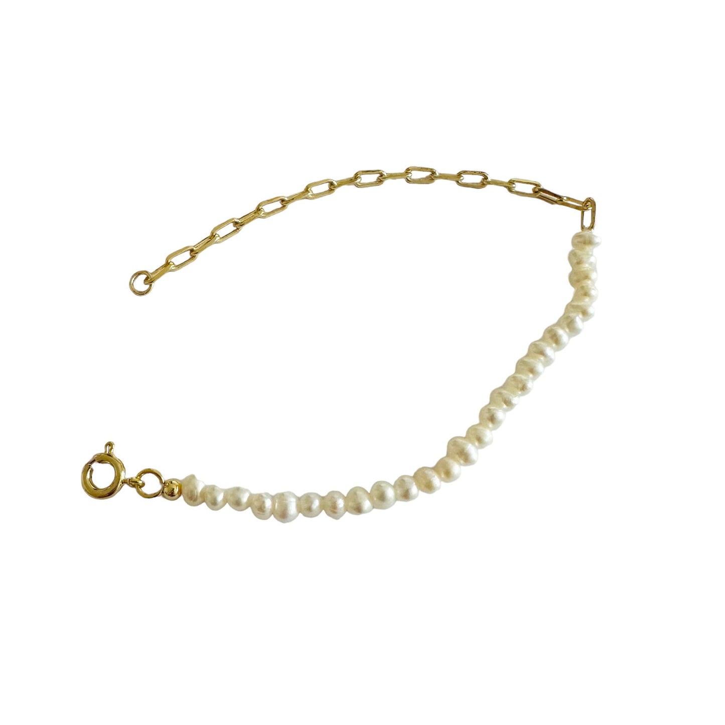Pearl & Links Bracelet