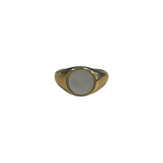 Mother of Pearl Circular Ring