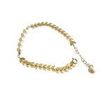 Pearl & Leaf Bracelet
