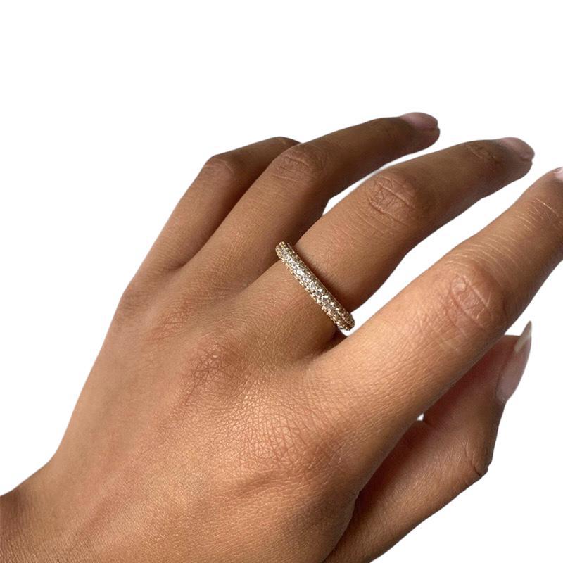 shimmery Full Diamond Ring