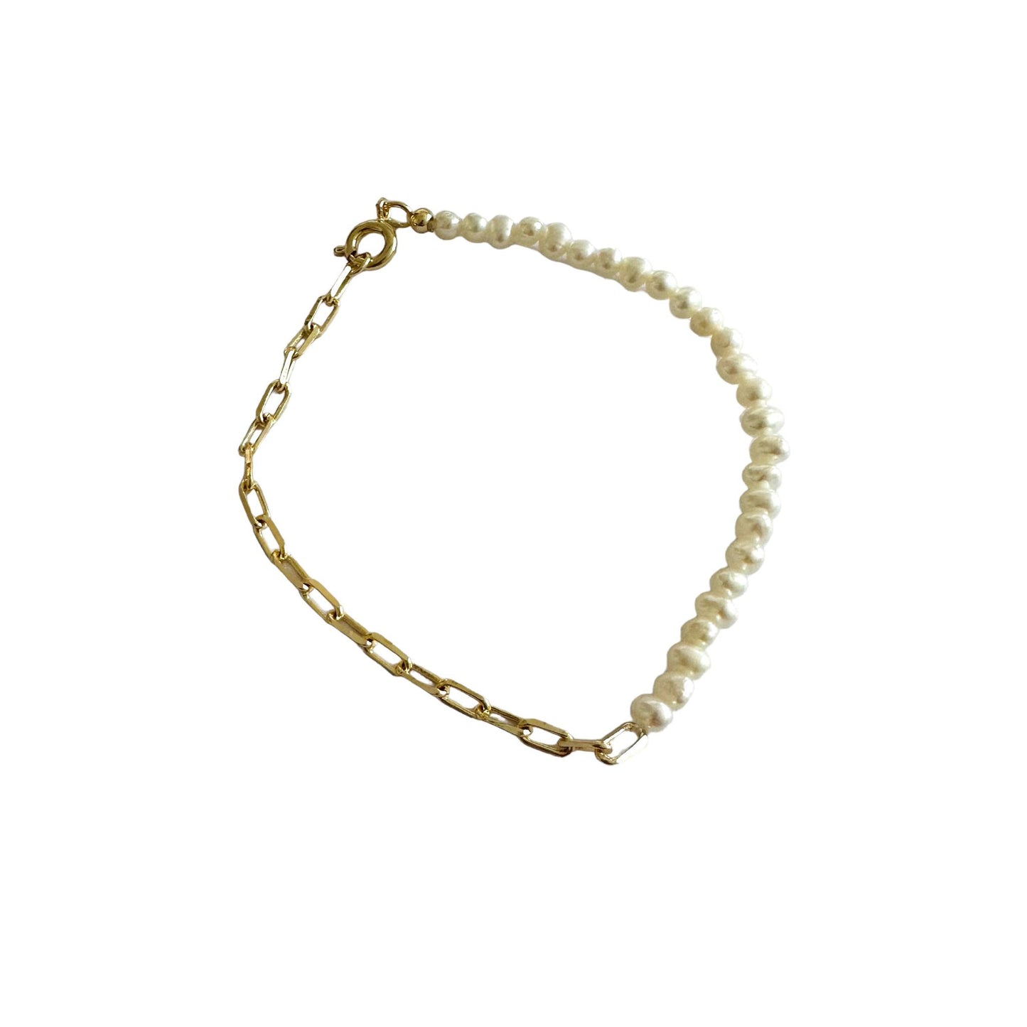 Pearl & Links Bracelet