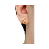 Citrine Ear Studs