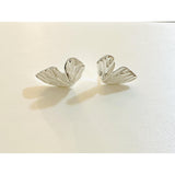 Heart Silver Studs