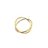 Dainty Criss-Cross Ring