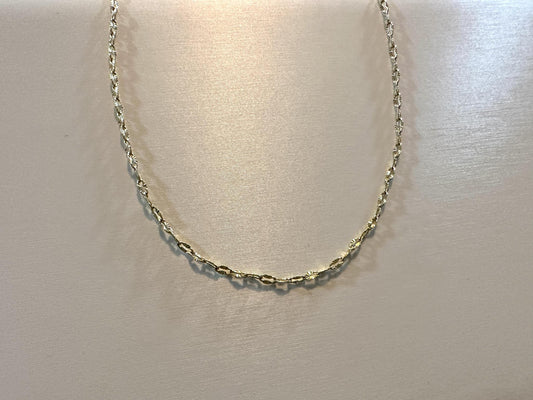Textured Oval Chain