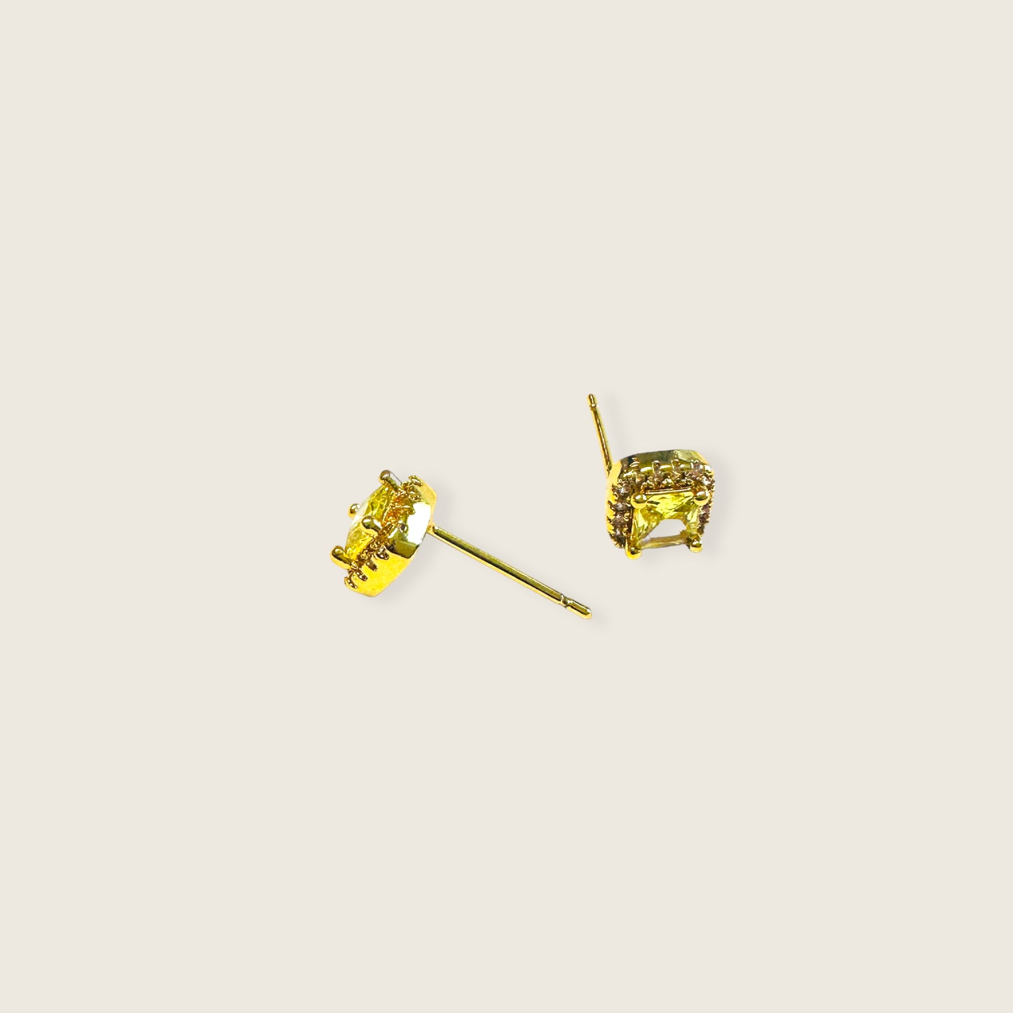 Citrine Ear Studs