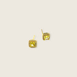 Citrine Ear Studs