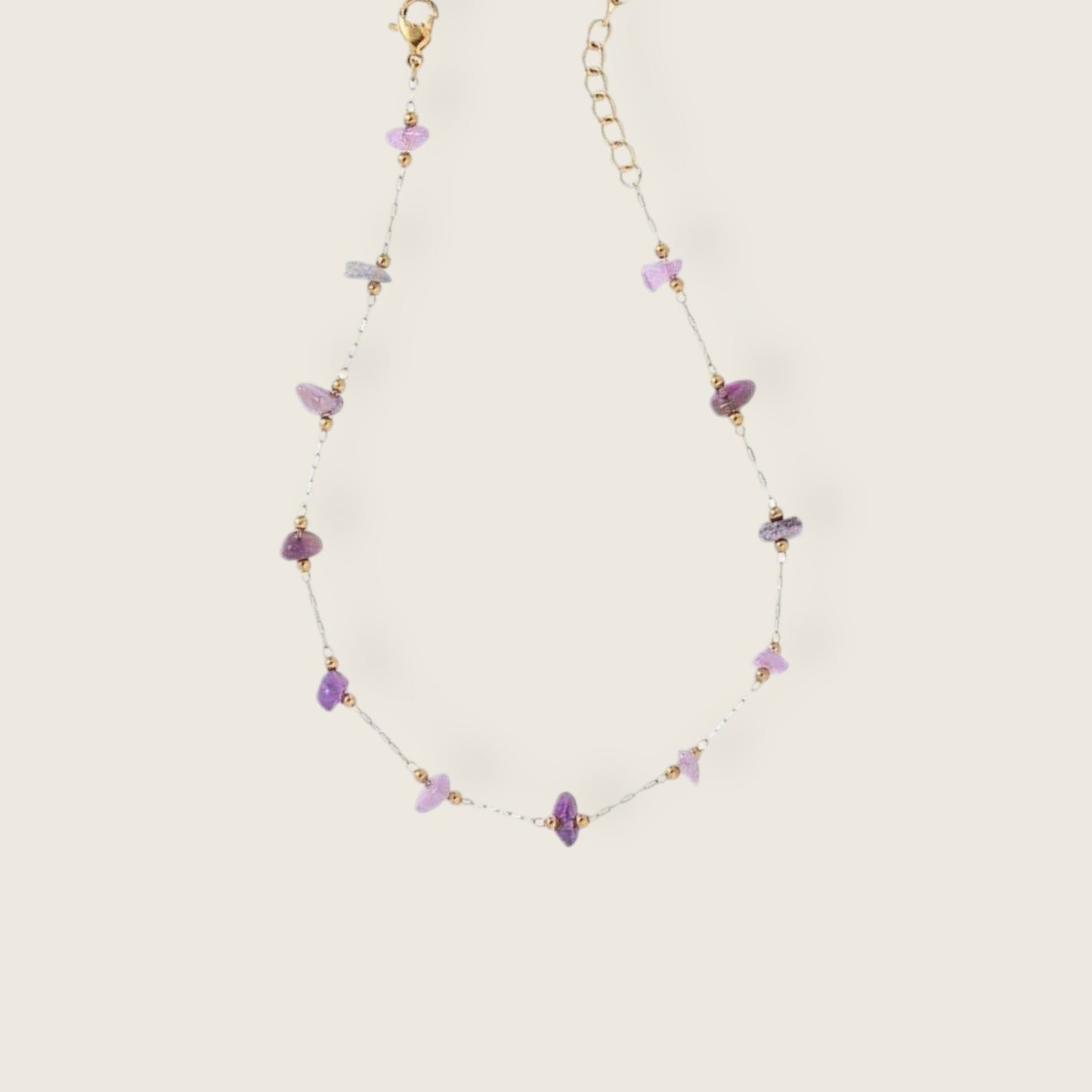 Amethyst Beaded Necklace