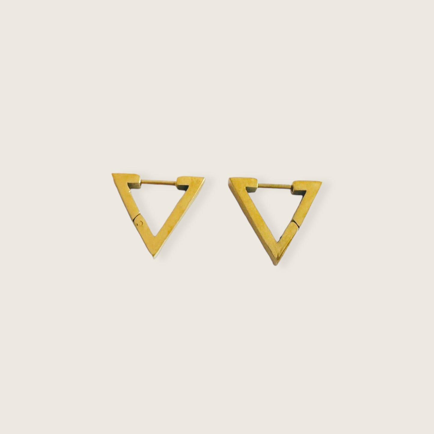 Dainty Triangle Earrings