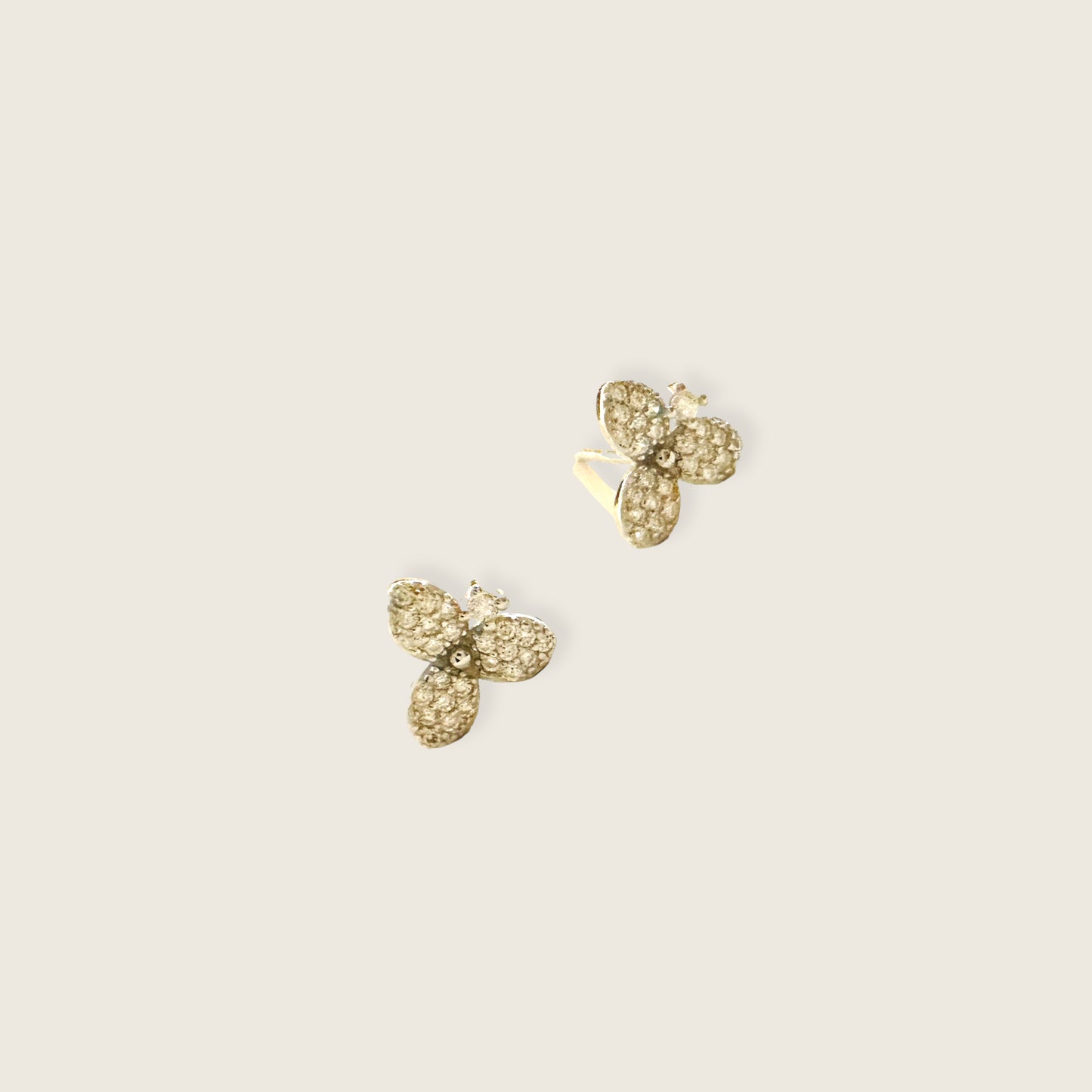 Clover Silver Studs