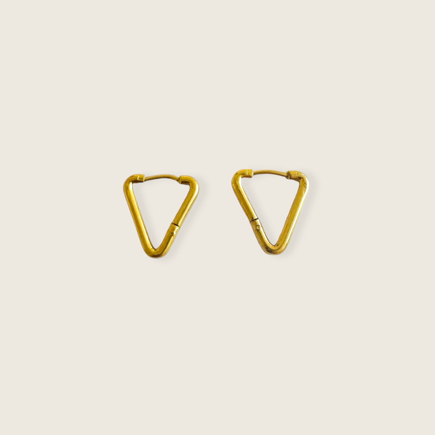 Dainty Triangle Earrings