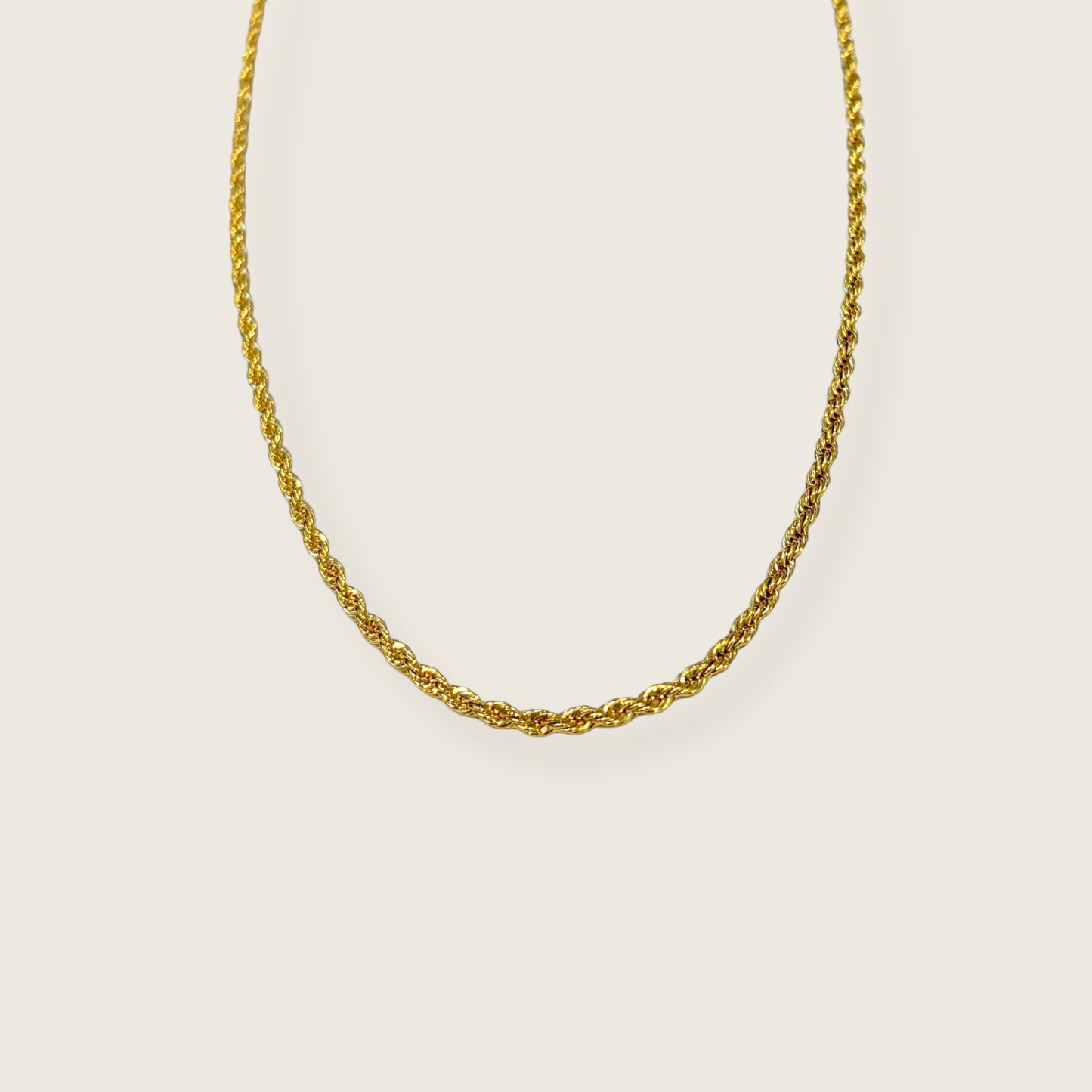 Chunky Gold Rope Chain