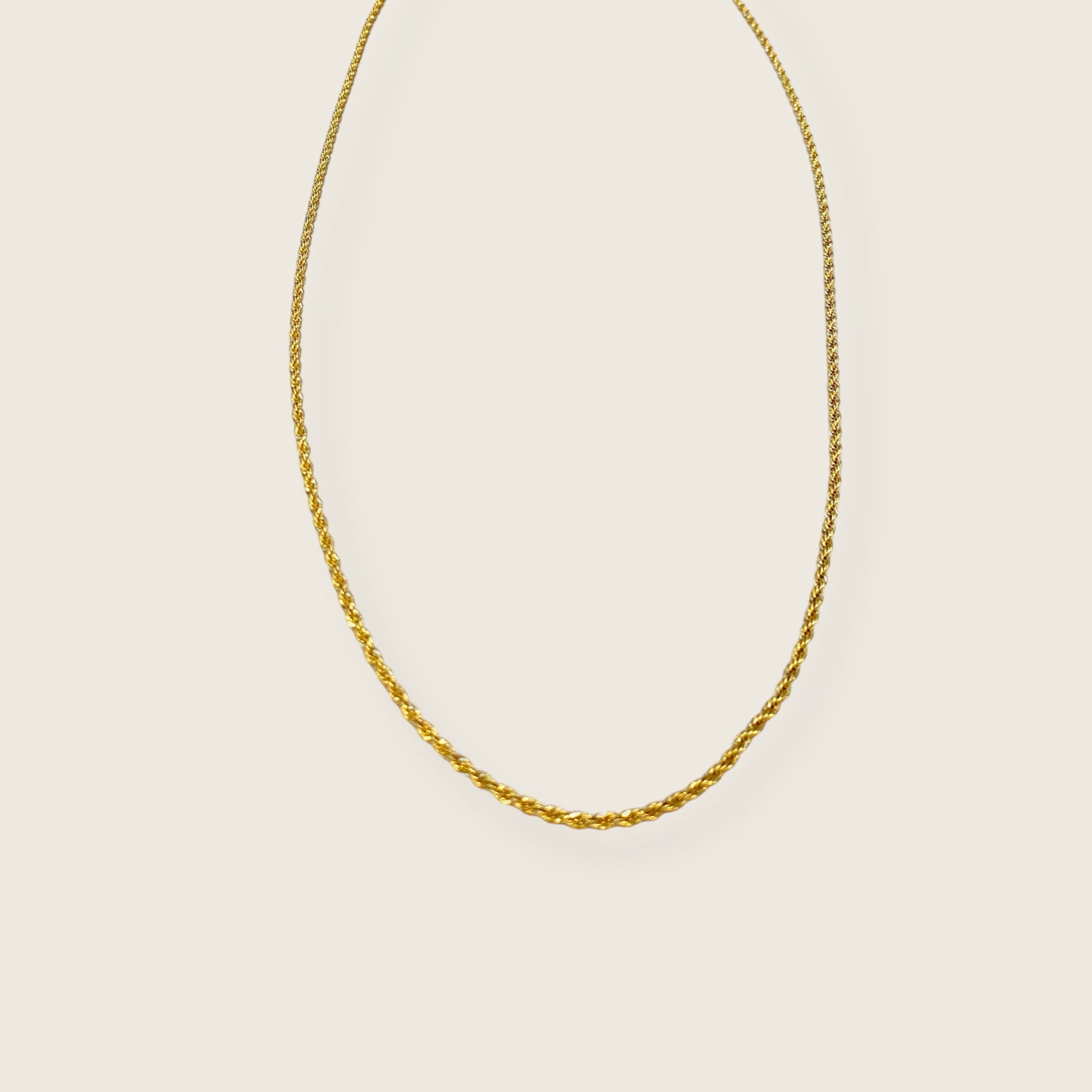 Chunky Gold Rope Chain