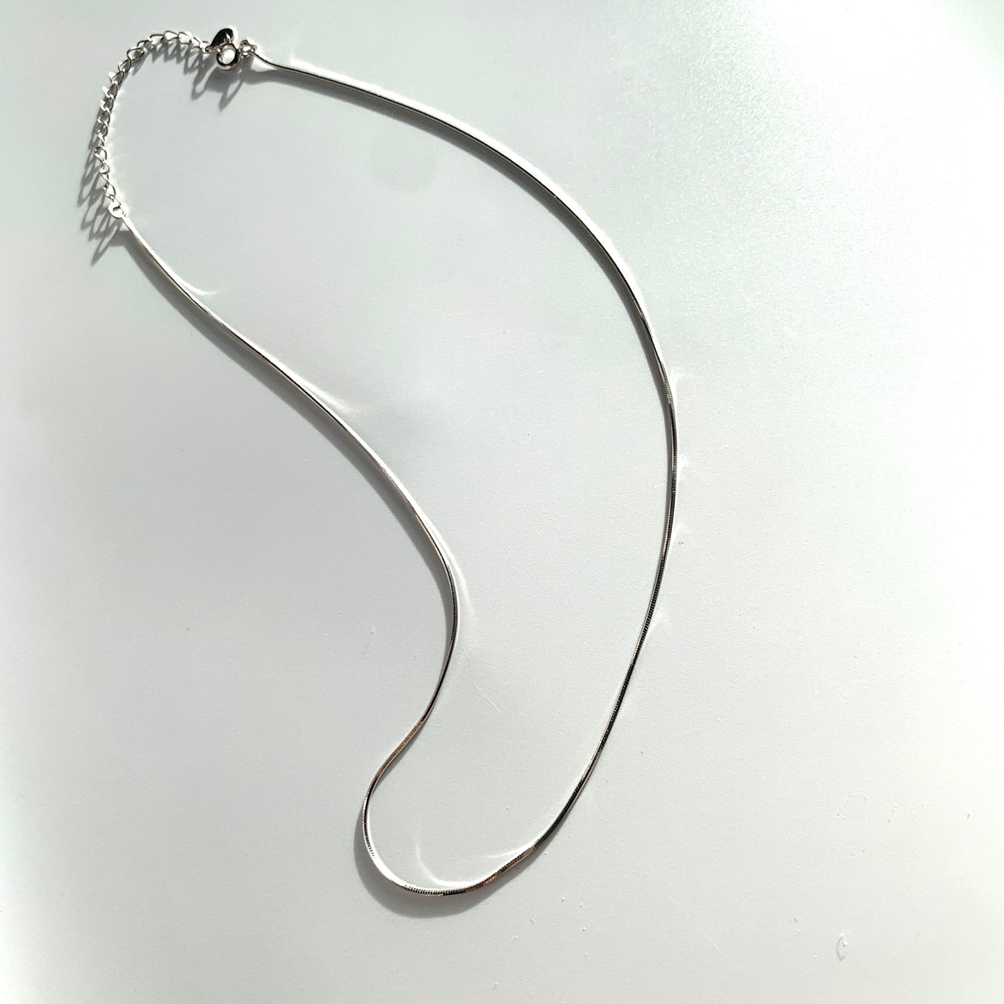 Silver Snake Necklace