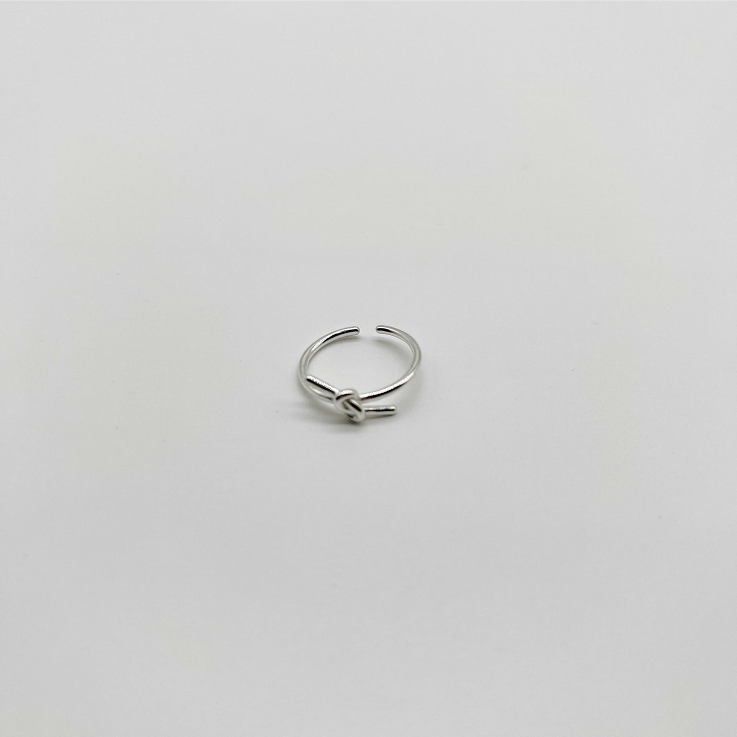 Silver Single Knot Ring