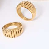 Gold Dome Ring