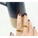 Croissant Dome Ring