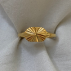 Oval Sunburst Ring